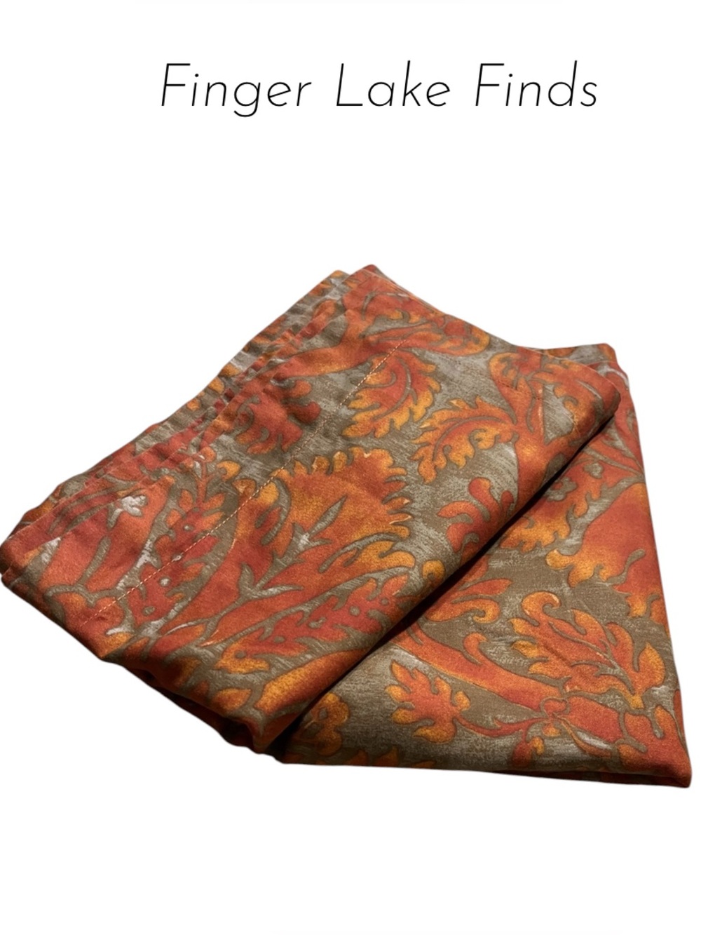 Two Peacock Alley Damask Pattern Pillow Shams